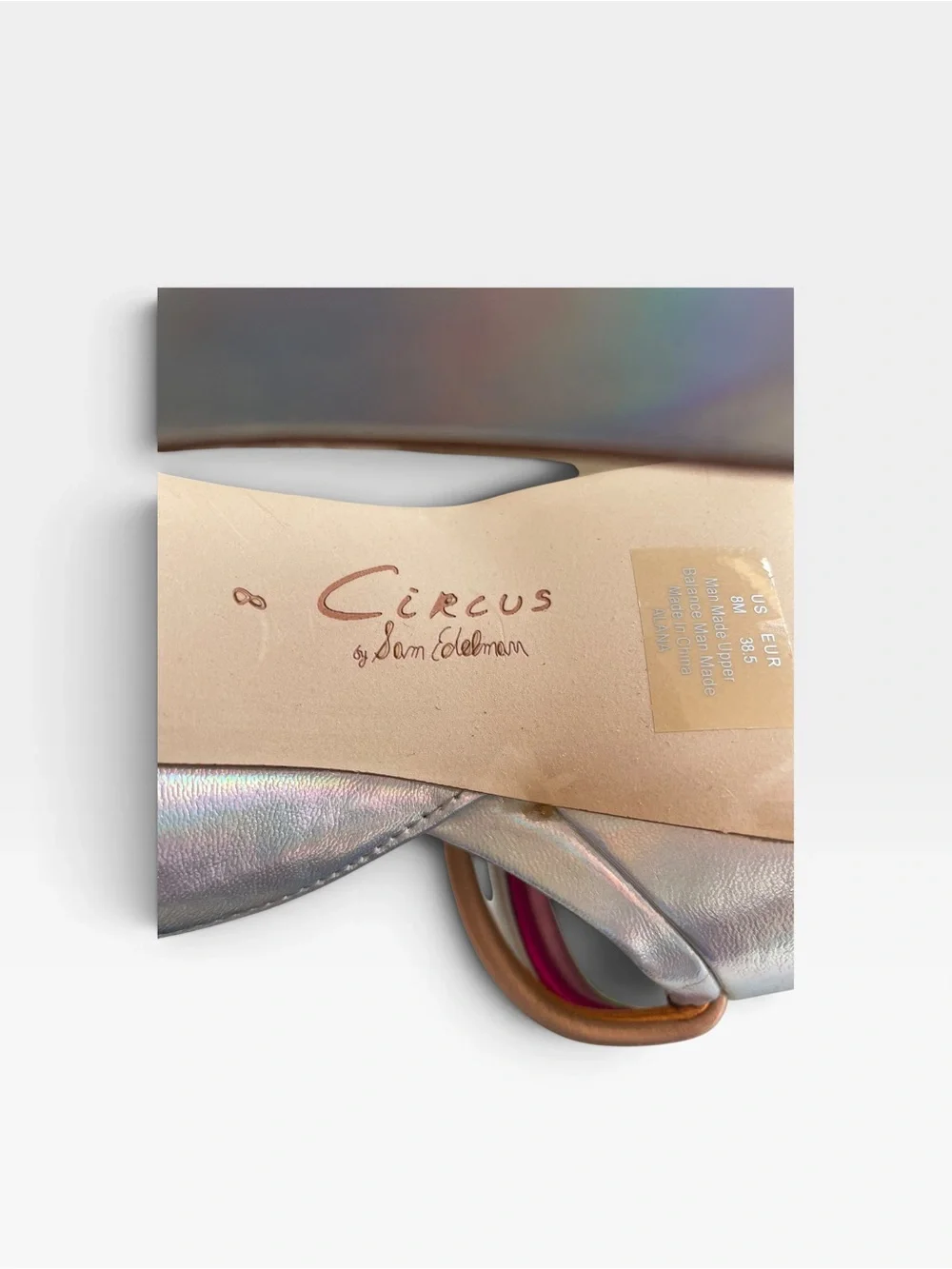Circus NY by Sam Edelman Alana Platform Sandal Multicolor Front Straps New